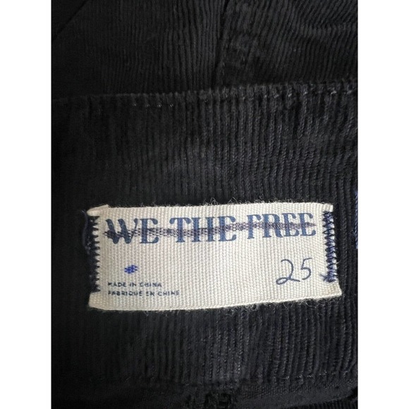 Free People Jayde Black High Rise Corduroy Flare Pants - Picture 10 of 12